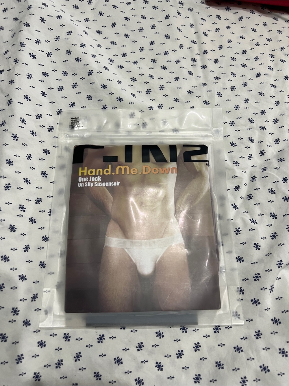 Hand.Me.Down One Jock Brief — White Men’s Support Jockstrap